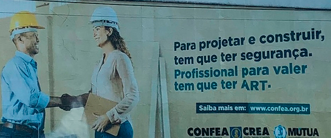 Confea/Crea-RN lançam campanha publicitária nas ruas de Natal